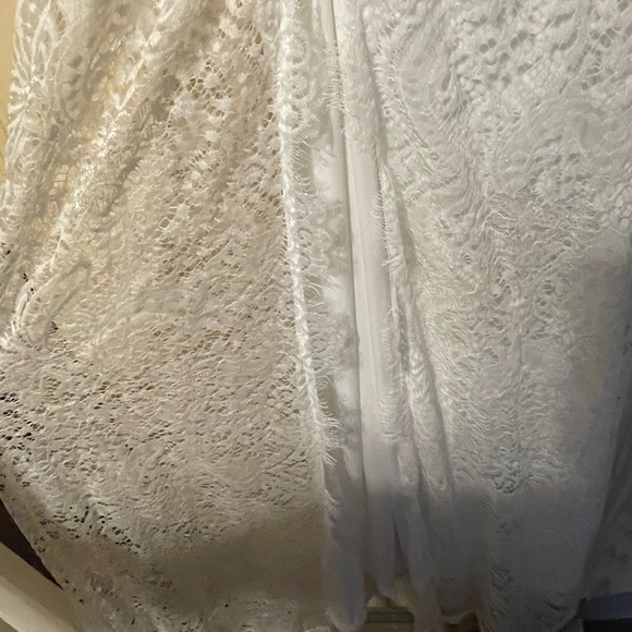 Gorgeous floor length, sexy lace wedding/ lingerie dress - Picture 3 of 3